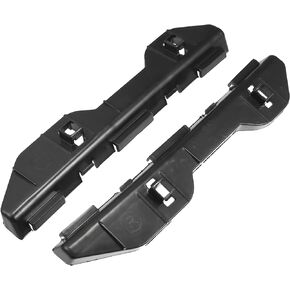 1 Pair Bumper Brackets Support Fender Cover Compatible for Toyota Corolla 2003 2004 2005 2006 2007, Durable Plastic Black Rear Left Right Side