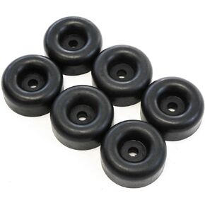 Red Hound Auto 8 Rubber Bumpers for Trailer Compatible with Ramp Door Truck 2.5 Inches Round Replacement Cargo Stop