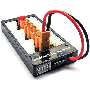 لوحة شحن متوازنة، لوحة شحن متوازية لبطارية ليبو متعددة 2S-6S مع قابس XT60