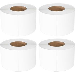 L LIKED Directr Thermal Labels 4" x 6" Perforated Industrial Thermal Shipping Labels 4000 Labels with 3"Core,4 Rolls