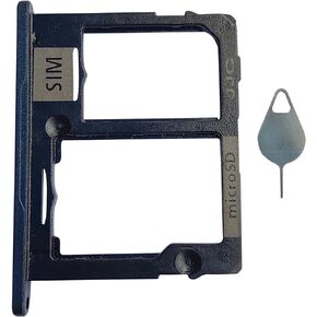 Galaxy Tab A 10.1 Micro SD Card Tray,Single Sim Card Tray Slot Holder Replacement for Samsung Galaxy Tab A 10.1 (2019) T515 T510 (T515-Black)