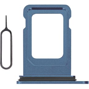 for iPhone 13 Pro Max Blue Card Tray Holder Part for iPhone 13 Pro SIM Card Slot Replacement Single SIM Version 13Promax SIM Adapter with SIM Ejector A2641 A2643 A2644 A2645 A2484