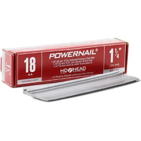 Powernail L12518 18 Gauge 1-1/4 Inch Length Flooring L-Cleat Nails (1000ct Box)