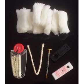Universal Lighter Replacement Repair Kit (Spring Screw, Flint Stone, Cotton, Wick, Cotton Felt Pad & Rubber Felt Pad)