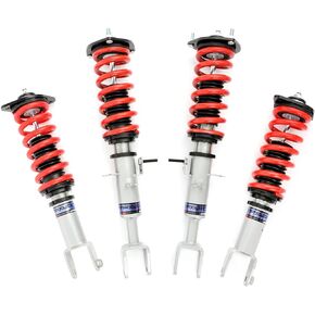 FAPO Adjustable Height Coilover Suspension Strut Lowering Kit, Mono-Tube Compatible with Nissan 350Z 2003-2008 with Nissan Skyline V35/CV35 2001-2007 with Infiniti G35 RWD 2003-2007 Shock