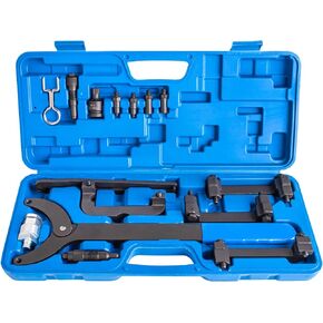 Engine Camshaft Timing Chain Tool Kit Compatible with VW Audi 2.0, 2.4, 2.8, 3.0T, 3.2, 4.2, 5.2 Engine A4 A6 A6L A8 Q5 Q7 R8 T40133 T40070 Camshaft Belt Locking Alignment Tools Set