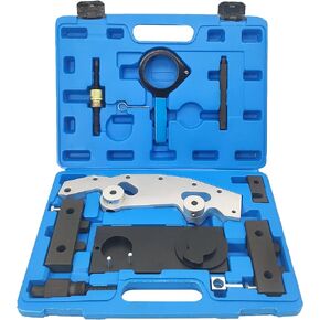 ZKTOOL Camshaft Timing Locking Tool Kit Fit for BMW 6-Cylinder M52 M52TU M54 M56 Engine，Double Vanos camshaft Locking Tool kit，Camshaft Alignment Timing Tool Kit.