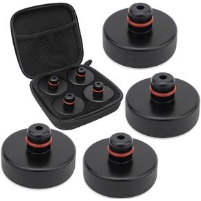 Jack Pad Pucks for Tesla Model 3 Y S X, Jack Lift Pad Adapter with Storage Case, Accessories for Tesla Vehicles(4 Packs)