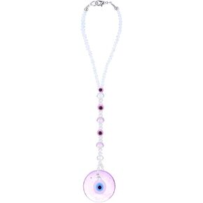 Evil Eye Car Hanging Ornament Evil Blue Eye Charms for Rear View Mirror Evil Eye Beaded Decor Evil Eye Car Accessories Evil Eye Window Pendent for Window Car Door Frame Balcony (Cute Style)