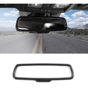 Rear View Mirror Cover Trim Frame Interior Decoration Accessories for Dodge RAM 2010-2017,for Dodge Challenger 2015-2022,for Dodge Charger 2010-2022,Purple