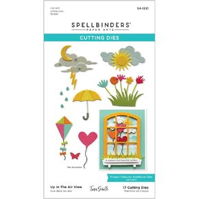 قوالب Spellbinders Up in The Air View المحفورة، معدنية