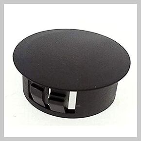 Top Secret 1 1/4" or 1.25" Hole Plug 1-1/4" ID Hole Knockout Locking Plugs for Panels - Nylon Plastic 1.25 Inch ID Round 1-3/8" Head Diameter - for Panel Thickness .016" - .125" (1)