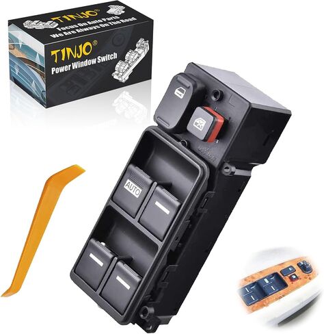 Front Drive Side Power Window Master Control Switch for 2003-2007 Honda Accord DX LX SE Sedan 4-Door 2.4L 3.0L Replaces OE# 35750-SDA-HO7 Power Window Switch Button in Kuwait