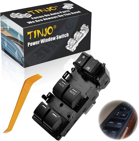 Front Drive Side Power Window Master Control Switch for 2003-2007 Honda Accord DX LX SE Sedan 4-Door 2.4L 3.0L Replaces OE# 35750-SDA-HO7 Power Window Switch Button in Kuwait
