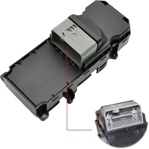 Front Drive Side Power Window Master Control Switch for 2003-2007 Honda Accord DX LX SE Sedan 4-Door 2.4L 3.0L Replaces OE# 35750-SDA-HO7 Power Window Switch Button in Kuwait