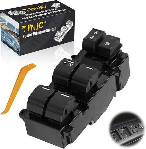 Front Drive Side Power Window Master Control Switch for 2003-2007 Honda Accord DX LX SE Sedan 4-Door 2.4L 3.0L Replaces OE# 35750-SDA-HO7 Power Window Switch Button in Kuwait
