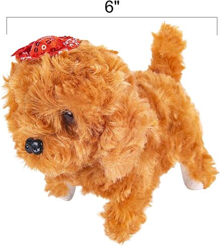 ArtCreativity Barking Puppy Toy for Kids, Set of 2, Battery Operated Toy Dogs with Walking, Squeaking, and Light Up Effects, Cute Fuzzy Design, Unique Birthday Gifts for Boys and Girls in Saudi Arabia