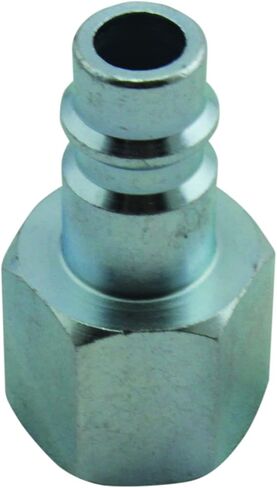 Milton S-763-1 3/8" FNPT HIGHFLOWPRO V-Style/European Interchange Steel Air Plug Fitting (High Volume Low Pressure Application) - Pack of 2 in Saudi Arabia