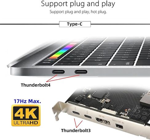 cablecc CY Virtual Display Adapter USB-C Type-C DDC EDID Dummy Plug Headless Ghost Display Emulator 1920x1080p@60Hz in Kuwait