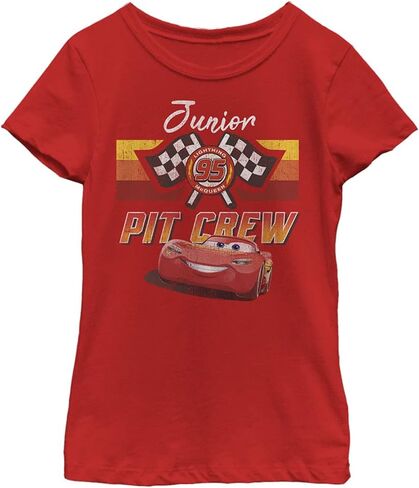 تي شيرت PIXAR Cars 3 Junior Pit Girl Solid Crew in Kuwait