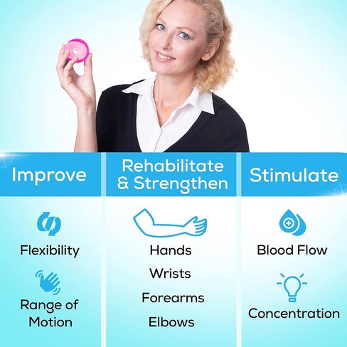 كرات الإجهاد سيرينيلايت للبالغين، كرة الضغط لعلاج اليد، كرة الإجهاد عدد 1، تمارين اليد للعلاج وتقوية القبضة، تقوية قبضة اليد، كرات العلاج الطبيعي in Kuwait