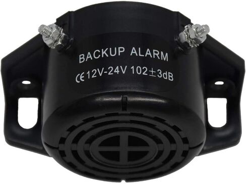 إنذار احتياطي، 102 ديسيبل 12 فولت - 24 فولت تيار مستمر مقاوم للماء صناعي عالي التحمل، إنذار تحذيري عكسي مع نغمة صوت عالية للغاية لشاحنة فان الشحن والمركبات الثقيلة in Kuwait