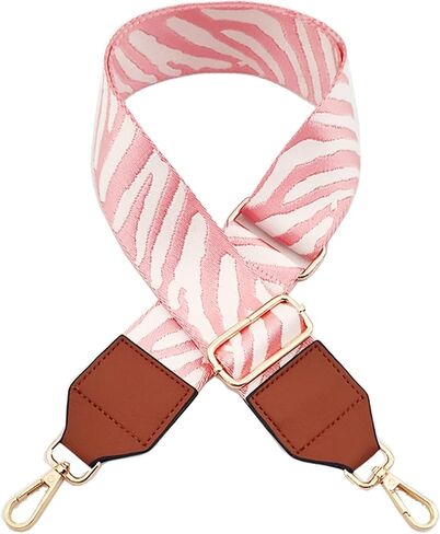 Wide Purse Strap Zebra Pattern Adjustable Crossbody Shoulder Bag Strap Handbag Strap Replacement Strap Extender in Saudi Arabia