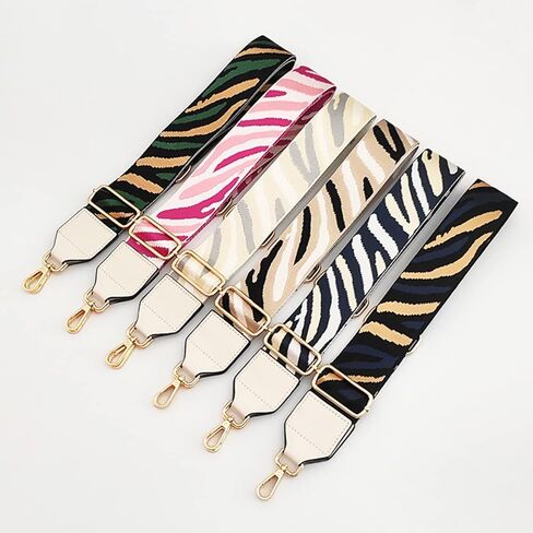 Wide Purse Strap Zebra Pattern Adjustable Crossbody Shoulder Bag Strap Handbag Strap Replacement Strap Extender in Saudi Arabia