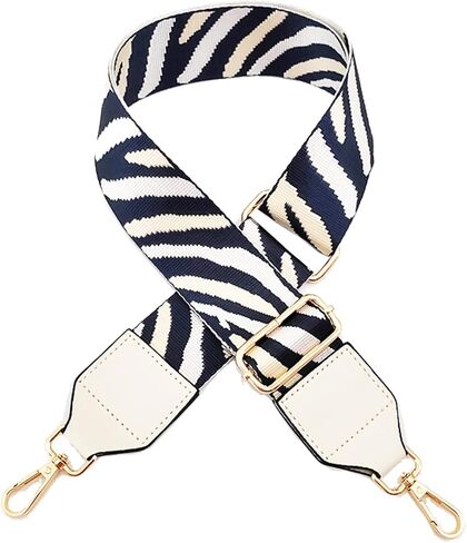 Wide Purse Strap Zebra Pattern Adjustable Crossbody Shoulder Bag Strap Handbag Strap Replacement Strap Extender in Saudi Arabia