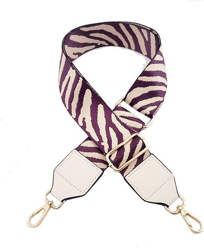 Wide Purse Strap Zebra Pattern Adjustable Crossbody Shoulder Bag Strap Handbag Strap Replacement Strap Extender in Saudi Arabia