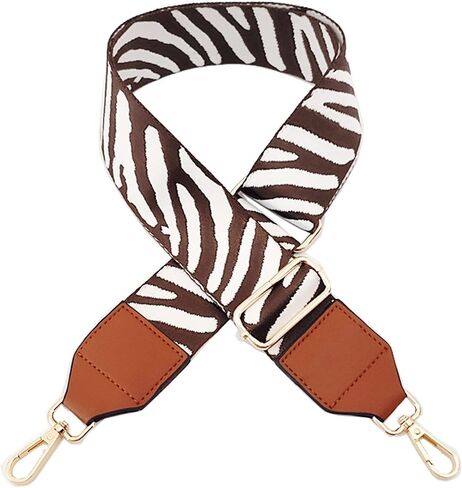 Wide Purse Strap Zebra Pattern Adjustable Crossbody Shoulder Bag Strap Handbag Strap Replacement Strap Extender in Saudi Arabia