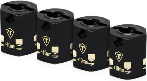 Treal Brass Hex Extended Wheels Hubs Adaptors 12 * 15mm (4) pcs for Axial Capra SCX10 III JLU Gladiator Bronco Base Camp in Saudi Arabia