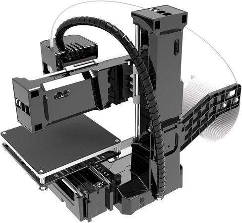 طابعة FDM Mini 3D، طابعة سطح مكتب صغيرة ثلاثية الأبعاد للأطفال والمبتدئين: دقة طباعة عالية، تسخين موحد، حجم الطباعة 100x100x100 مم، مستوى الدخول (قابس أمريكي) in Saudi Arabia