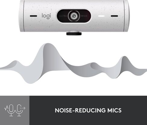Logitech Brio 501 Full HD Webcam with Auto Light Correction,Show Mode, Dual Noise Reduction Mics, Privacy Cover, Works with Microsoft Teams, Google Meet, Zoom, USB-C Cable - Black (Renewed) in Saudi Arabia
