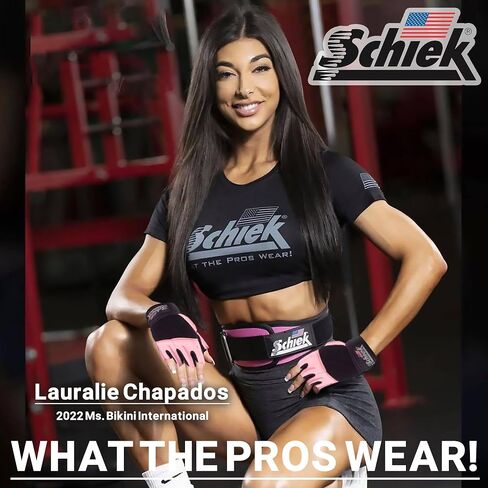Schiek Sports Model 540 Womens Gloves - Pink Weightlifting Gloves for Women in Saudi Arabia
