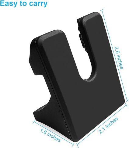 حامل هاتف مكتبي لـ PopSocket، حامل حامل الهاتف الخلوي لحامل الهاتف من مطاط السيليكون المكتبي يعمل على جميع مقابض المقابس للمكتب والمكتب والمنزل وإكسسوارات المطبخ (أسود) in Kuwait