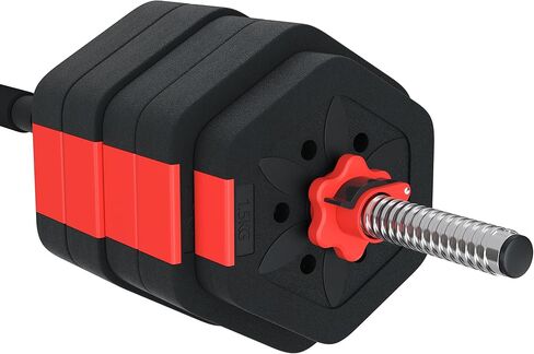 مجموعة أوزان الأثقال من فيفيتوري، دمبل قابل للتعديل بوزن 55/66/88 رطل مع قضيبين، رفع الأثقال للياقة البدنية والتمارين الرياضية في صالة الألعاب الرياضية المنزلية in Kuwait