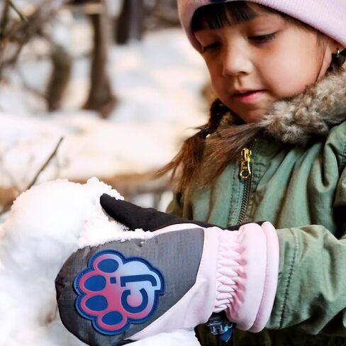 Magic Beanie: Pink & Hot Pink - Toddler Winter Hat, Acrylic Yarn, Color Change Silicone Patch, Comfy & Warm, Cold Weather, One Size in Saudi Arabia