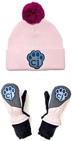 Magic Beanie: Pink & Hot Pink - Toddler Winter Hat, Acrylic Yarn, Color Change Silicone Patch, Comfy & Warm, Cold Weather, One Size in Saudi Arabia