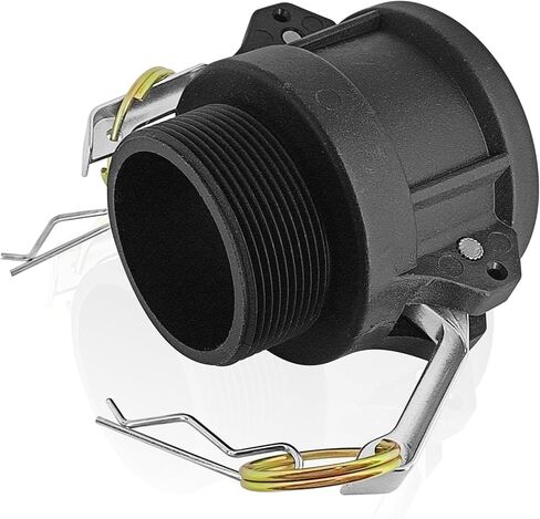 قطعتان من تركيبات قفل الكاميرا من مادة البولي بروبيلين، تركيبات قفل كامة من البلاستيك بولي بروبلين من النوع B وخرطوم الأخدود، 2 بوصة أنثى × 2 بوصة موصل اقتران قفل كامة ذكر (2 بوصة) in Kuwait