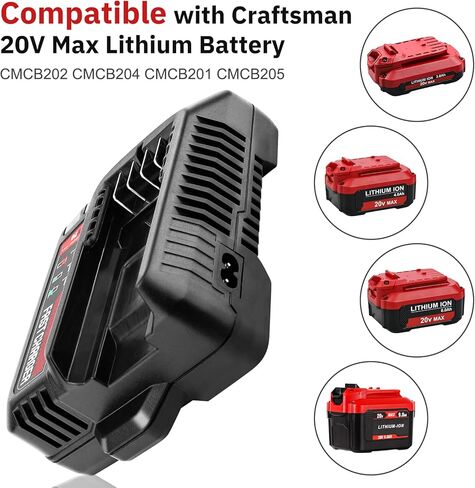 V20 استبدال شاحن البطارية السريع لشاحن CMCB104 CMCB100 متوافق مع بطارية الحرفي 20 فولت CMCB201 CMCB202 CMCB204 CMCB205 CMCB206 CMCB209 in Kuwait