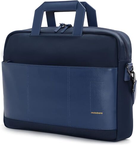 MOKOBARA Unisex-Adult Vegan Leather Water Resistant 15.6" Laptop Compartment Cross Body Bag - 24L - 2022 - Model in Saudi Arabia