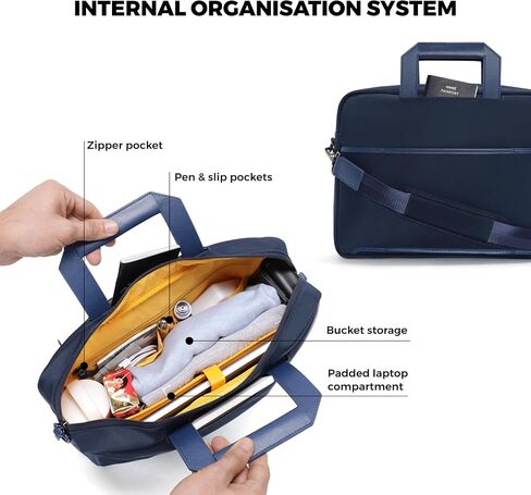 MOKOBARA Unisex-Adult Vegan Leather Water Resistant 15.6" Laptop Compartment Cross Body Bag - 24L - 2022 - Model in Saudi Arabia