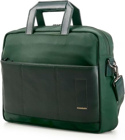 MOKOBARA Unisex-Adult Vegan Leather Water Resistant 15.6" Laptop Compartment Cross Body Bag - 24L - 2022 - Model in Saudi Arabia