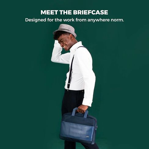 MOKOBARA Unisex-Adult Vegan Leather Water Resistant 15.6" Laptop Compartment Cross Body Bag - 24L - 2022 - Model in Saudi Arabia