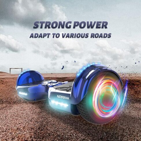HOVERSTAR hoverboard High intensity headlights and LED running lights hooverboard wireless built in Bluetooth speaker None-Slip Footpad hoover boards for a 7-12 year old Easy and quick learning Comply with US UL Safety standard None-Slip Footpad in Kuwait