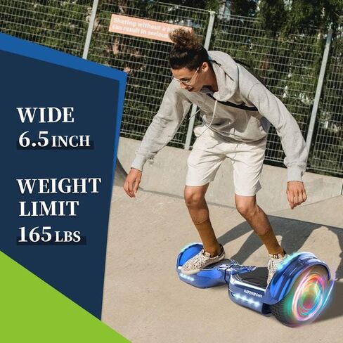 HOVERSTAR hoverboard High intensity headlights and LED running lights hooverboard wireless built in Bluetooth speaker None-Slip Footpad hoover boards for a 7-12 year old Easy and quick learning Comply with US UL Safety standard None-Slip Footpad in Kuwait
