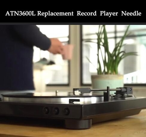 قطعتان من إبرة مشغل التسجيل لاستبدال إبرة ATN3600L Audio Technica Stylus الدوارة المتوافقة مع مشغل القرص الدوار من الفينيل ATPL30/ATPL50/ATLP60/ATLP60USB/ATLP2D/ATLP2DUSB in Kuwait
