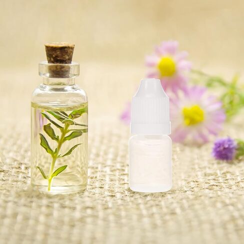 20pcs 5ml Empty Dropper Bottles Plastic Squeezable Eye Liquid Dropper Bottles Container Containers with Caps for Solvents Light Oils Paint Essence Saline in Saudi Arabia