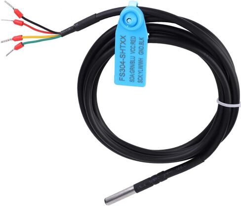 مسبار مستشعر درجة الحرارة والرطوبة الرقمي للتربة، مقاوم للماء، علبة من الفولاذ المقاوم للصدأ، مبيت عالي الدقة، استهلاك منخفض، ممارسة إخراج I2C DIY (SHT31) in Kuwait